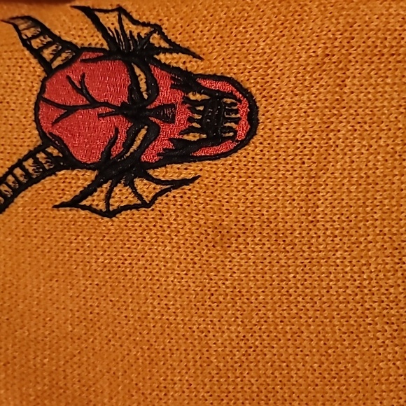 Netflix Hellfire Club Orange and Black Cardigan - XL - Picture 8 of 8
